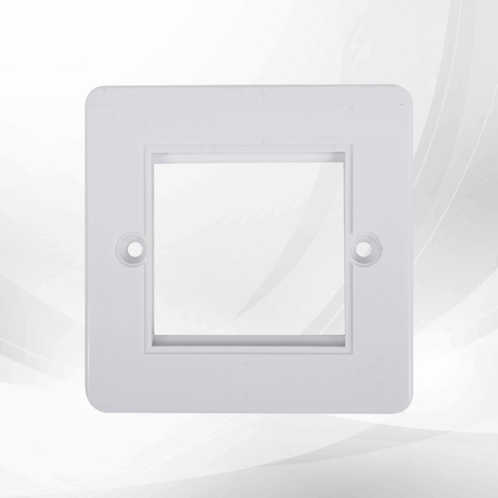 Triax Grid Outlet Bevelled Edge Full Mod White 304232