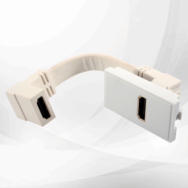 Triax HDMI White Module 50x25mm 304296