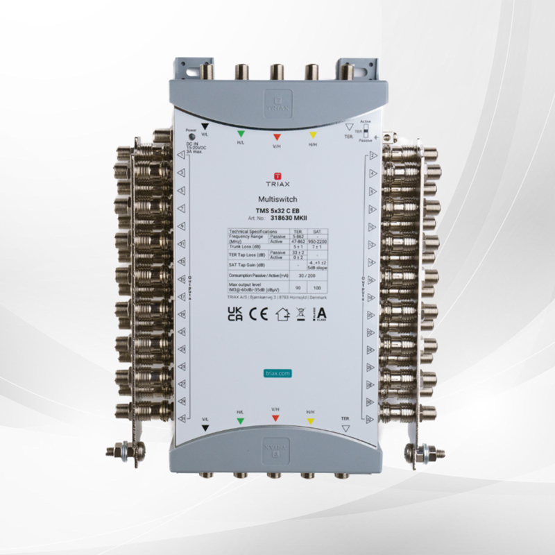 Triax TMS5X32CEB 5 In 32 Out Cascade Multiswitch EB 318630