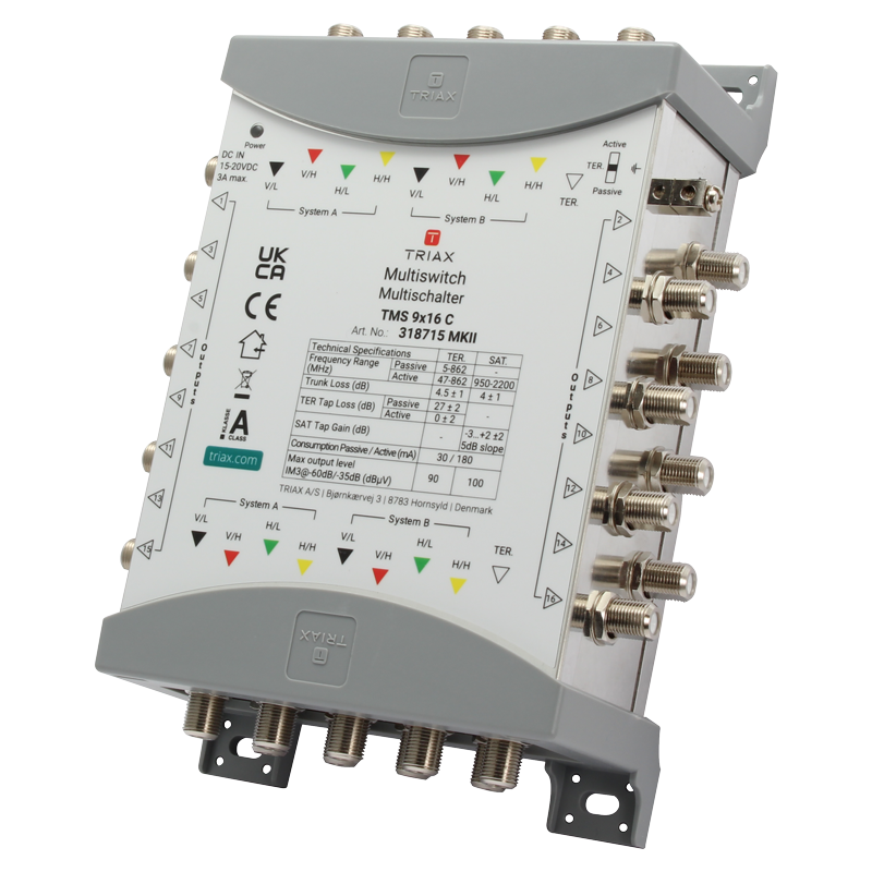 Triax TMS9X16C 9 In 16 Out Cascade Multiswitch 318715 - Image 3