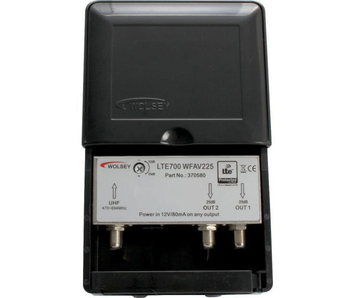 Wolsey WFAV225LTE700 10-25dB 2way 370580