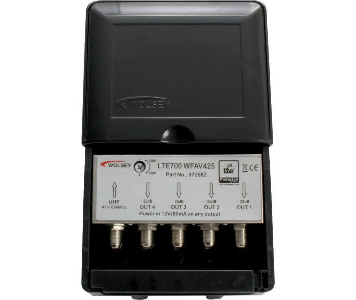 Wolsey WFAV425LTE700 10-25dB 4way 370582
