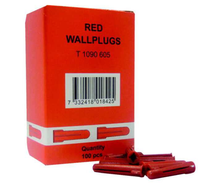 Red Rawl Plug