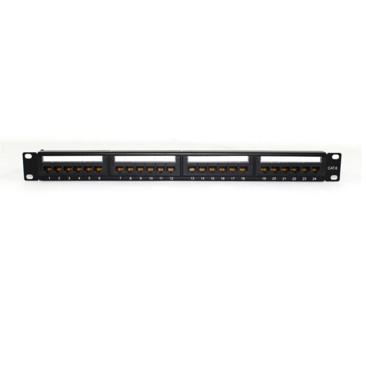 Clearflow 1U 24 port CAT6 patch panel CF-R24P